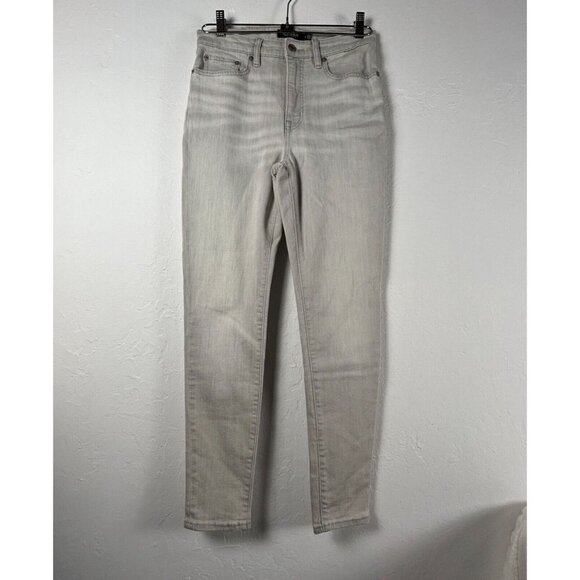 Lauren Ralph Lauren Womens Gray Skinny Ankle Jeans Size 6 High Waist Stretch - Picture 1 of 10